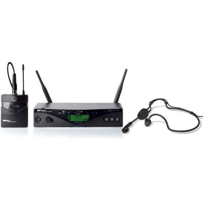 WMS 470 UHF Çift Anten Yaka ve Headset Mikrofon Seti