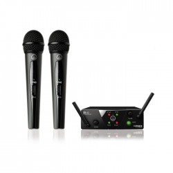 Akg By Harman - WMS40MINI2 VOC SET US45A/C Çift El Telsiz Mikrofon Seti