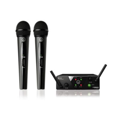 WMS40MINI2 VOC SET US45A/C Çift El Telsiz Mikrofon Seti