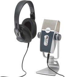 Akg By Harman - Podcaster Essentials Lyra USB mikrofon ve K371 Kulaklıklı Set