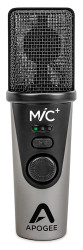 APOGEE - MiC+ Stüdyo kalitesinde Mac/Windows/iOS uyumlu, taşınabilir mikrofon 24-bit 96k