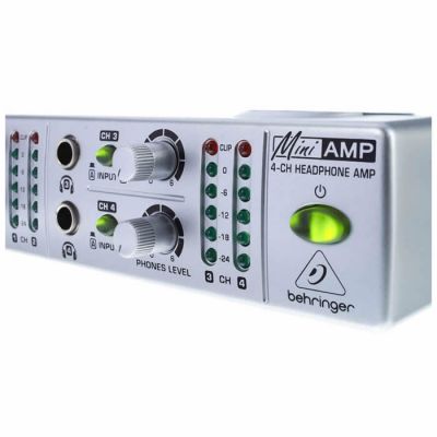 AMP800 4 Kanal Stereo Kulaklık Amfisi - 6