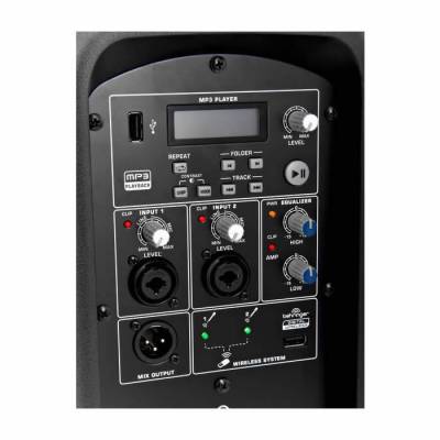 Eurolive B112MP3 1000 Watt 2 Yollu Aktif Kablosuz Mikrofon Seçenekli Hoparlör - 7