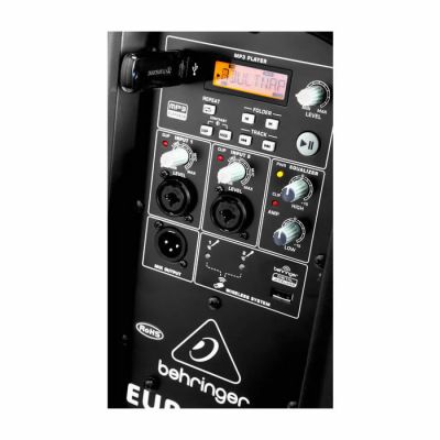 Eurolive B115MP3 1000 Watt 2 Yollu Aktif Telsiz Mikrofon Entegreli Hoparlör