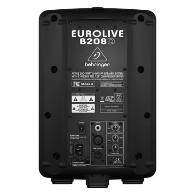 Eurolive B208D 200 Watt 2 Yollu Aktif Kabin (Siyah)