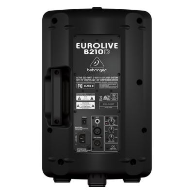 Eurolive B210D 200 Watt 2 Yollu Aktif Hoparlör (Siyah)