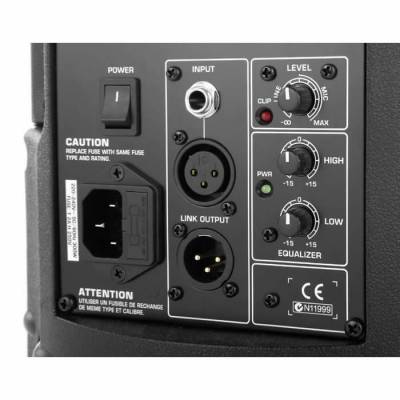 Eurolive B210D 200 Watt 2 Yollu Aktif Hoparlör (Siyah) - 4