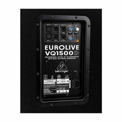 Eurolive VQ1500D 500 Watt Dahili Stereo Crossover Subwoofer - 7