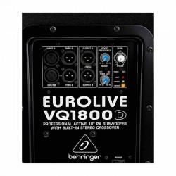 Eurolive VQ1800D 500 Watt Dahili Crossover Subbass - Thumbnail