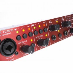 FCA610 6 in 10 out Kanallı Midas PreAmfi Midi USB Harici Ses Kartı - 10