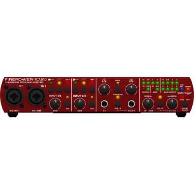 FCA610 6 in 10 out Kanallı Midas PreAmfi Midi USB Harici Ses Kartı - 1