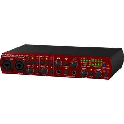 FCA610 6 in 10 out Kanallı Midas PreAmfi Midi USB Harici Ses Kartı