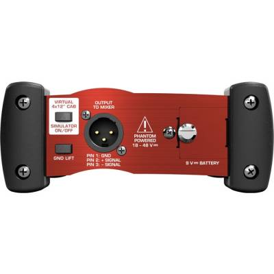 GI100 Tek Kanal Phantom Güçlü Gitar Icin Aktif DI Box - 4