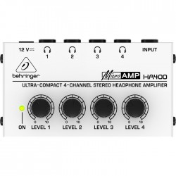 HA400 4 Kanallı Stereo Kulaklık Amfisi - Thumbnail