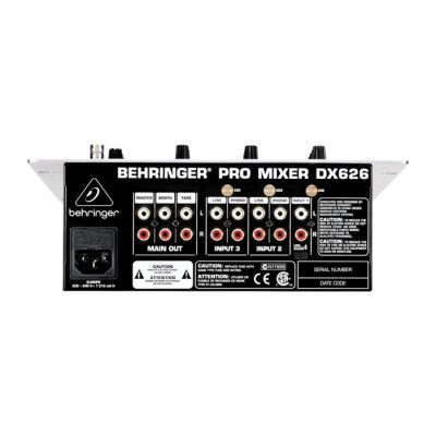 Pro Mixer DX 626 3 Kanallı Profesyonel Dj Mikseri - 2