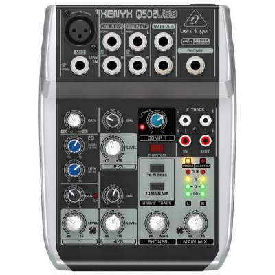 Xenyx Q502USB 5 Kanal USB Deck Mikser - 1