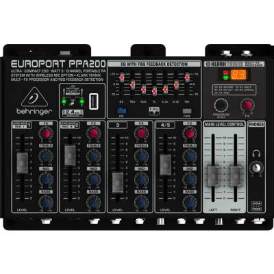 Europort PPA200 Taşınabilir Ses Sistemi