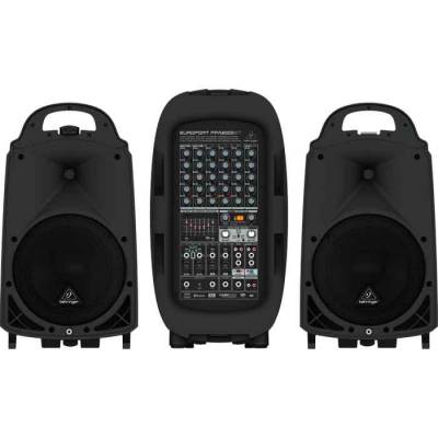 EUROPORT PPA2000BT 8 Kanal 2000 W Taşınabilir Pa Sistem - 1
