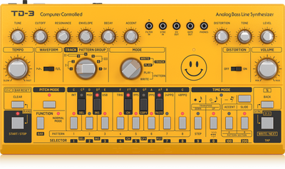 TD3-AM Analog Bass Line Synthesizer (Sarı)