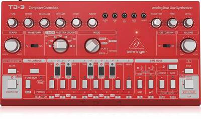 TD3-RD Analog Synthesizer (Kırmızı)