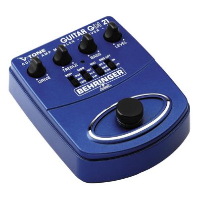 V-TONE DI GDI21 Profesyonel Elektro Gitar için Pedallı DI Box Preamfi - 2