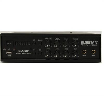 BS-500T 50 Watt USB Mixer Amplifikatör