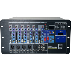 TKM 250TR 7 KANAL 250W REVERB'LÜ MONO POWER MİKSER AMPLİFİKATÖR - 1