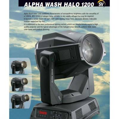 ALPHA WASH HALO 1200 Moving Head Işık - 2