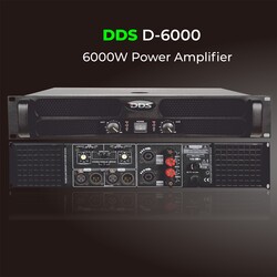 DDS - D-6000 6000 Watt Power Amfi