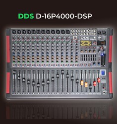 DDS - D16 P4000 DSP 4000 Watt 16 Kanal Power Mikser