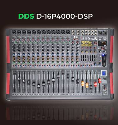 D16 P4000 DSP 4000 Watt 16 Kanal Power Mikser