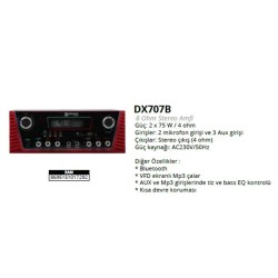 DX-707B Stereo Mikser Amfi - Denox