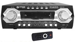 Denox - DXV-Logic 802 MIC 120 Watt Stereo Amfi 'kablosuz mikrofon ile