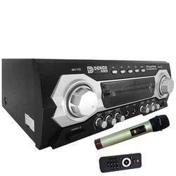 DXV-Logic 802 MIC 120 Watt Stereo Amfi 'kablosuz mikrofon ile - Thumbnail