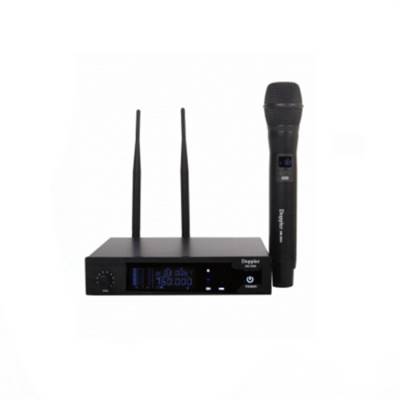 DM-350H Çift Anten Tek El Telsiz Mikrofon - 1