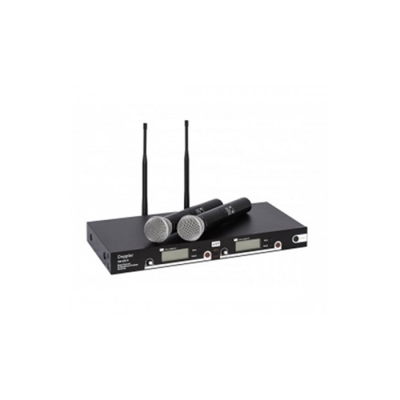 DM-552H UHF Çift Anten El, 6x16 Kanal IR Dijital Mikrofon - 1