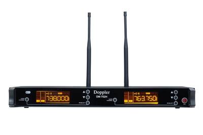 DM-702H UHF Çift Telsiz El Mikrofonu