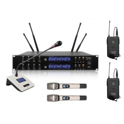 Doppler - DMT-8000 Set 8-li Değiştirilebilir Telsiz Mikrofon Sistemi