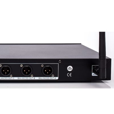 DM-104H 4 lü El Telsiz Mikrofon UHF Çift Anten - 6