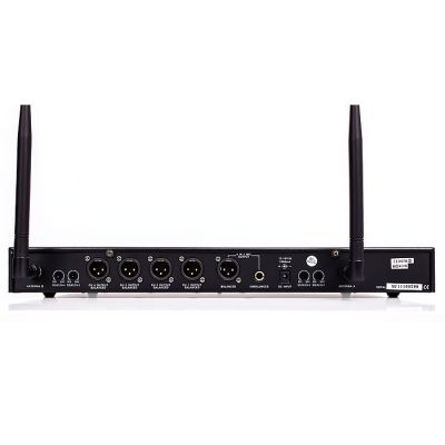 DM-404B 4lü Yaka Telsiz Mikrofon Çift Anten 9x8 Kanal Dijital - 2