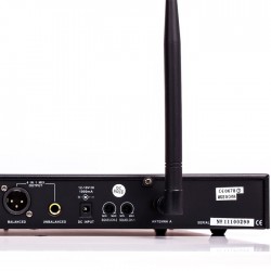 DM-404B 4lü Yaka Telsiz Mikrofon Çift Anten 9x8 Kanal Dijital - Thumbnail