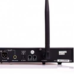 DM-404B 4lü Yaka Telsiz Mikrofon Çift Anten 9x8 Kanal Dijital - 6