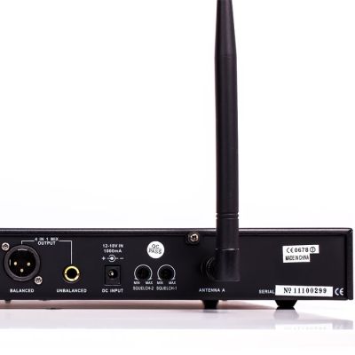 DM-404B 4lü Yaka Telsiz Mikrofon Çift Anten 9x8 Kanal Dijital - 6