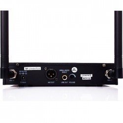 DM-500B Tek Yaka Telsiz Mikrofon Çift Anten 6x16 Kanal Dijital - 2