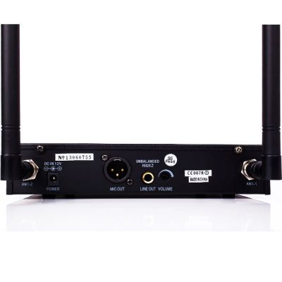 DM-500B Tek Yaka Telsiz Mikrofon Çift Anten 6x16 Kanal Dijital - 2