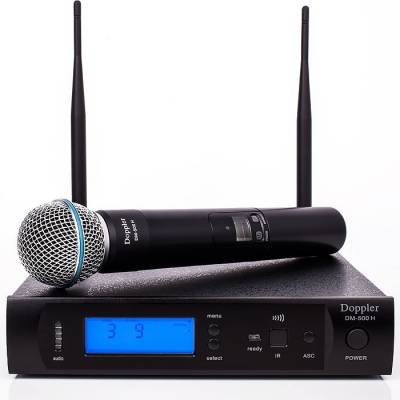 DM-500H Tek El Telsiz Mikrofon Çift Anten 6x16 Kanal Dijital