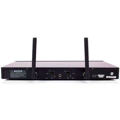 DM-502B 2li Yaka Telsiz Mikrofon Çift Anten 6x16 Kanal Dijital - 2