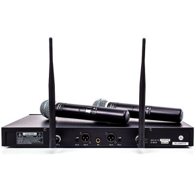 DM-502H 2li El Telsiz Mikrofon Çift Anten 6x16 Kanal Dijital - 4
