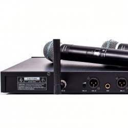 DM-502H 2li El Telsiz Mikrofon Çift Anten 6x16 Kanal Dijital - Thumbnail