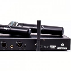 DM-502H 2li El Telsiz Mikrofon Çift Anten 6x16 Kanal Dijital - 6